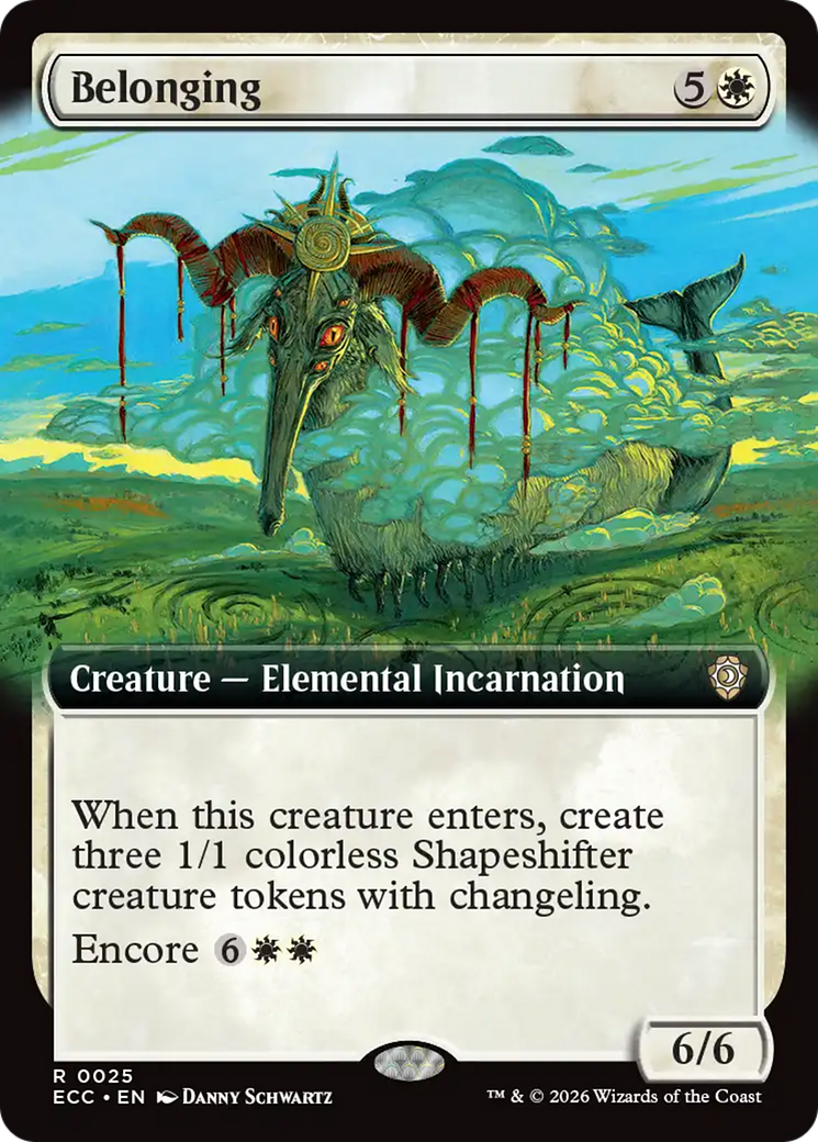 Belonging (Extended Art) [Lorwyn Eclipsed Commander] | Clutch Gaming