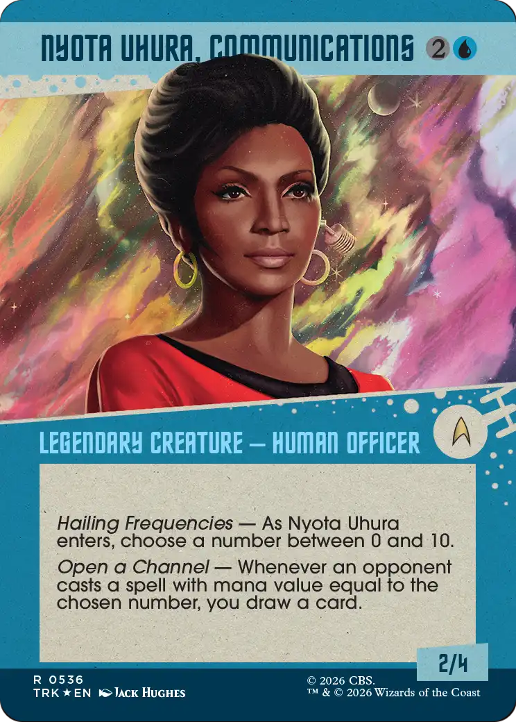 Nyota Uhura, Communications (Showcase) (Surge Foil) [Star Trek] | Clutch Gaming