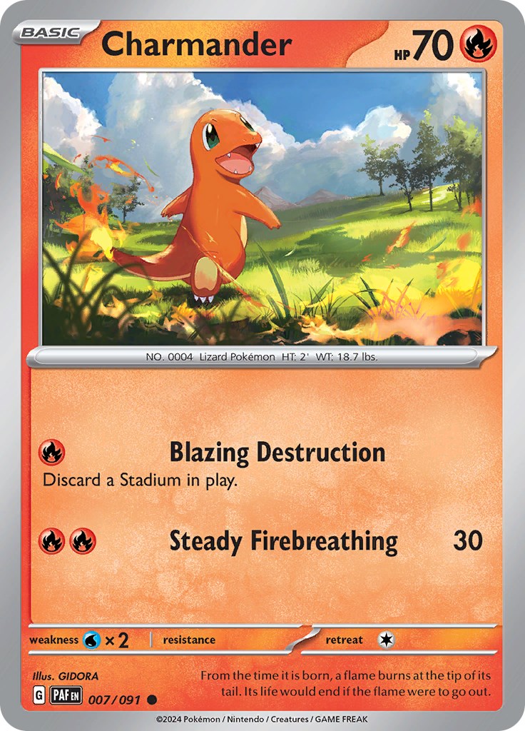 Charmander (007/091) [Scarlet & Violet: Paldean Fates] | Clutch Gaming