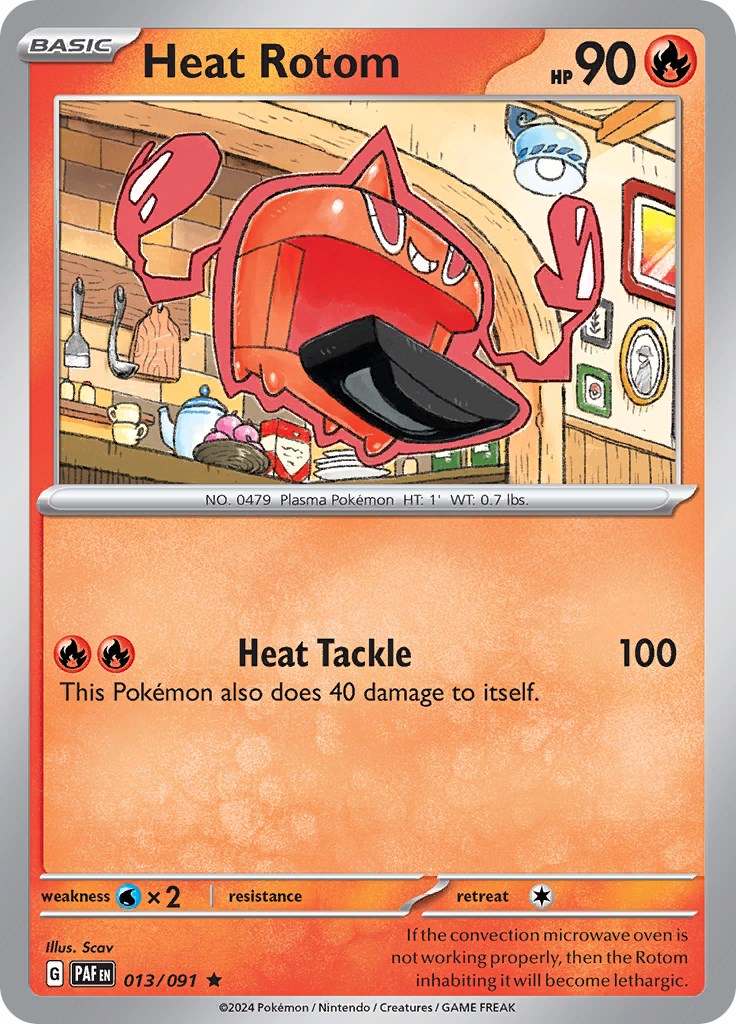 Heat Rotom (013/091) [Scarlet & Violet: Paldean Fates] | Clutch Gaming