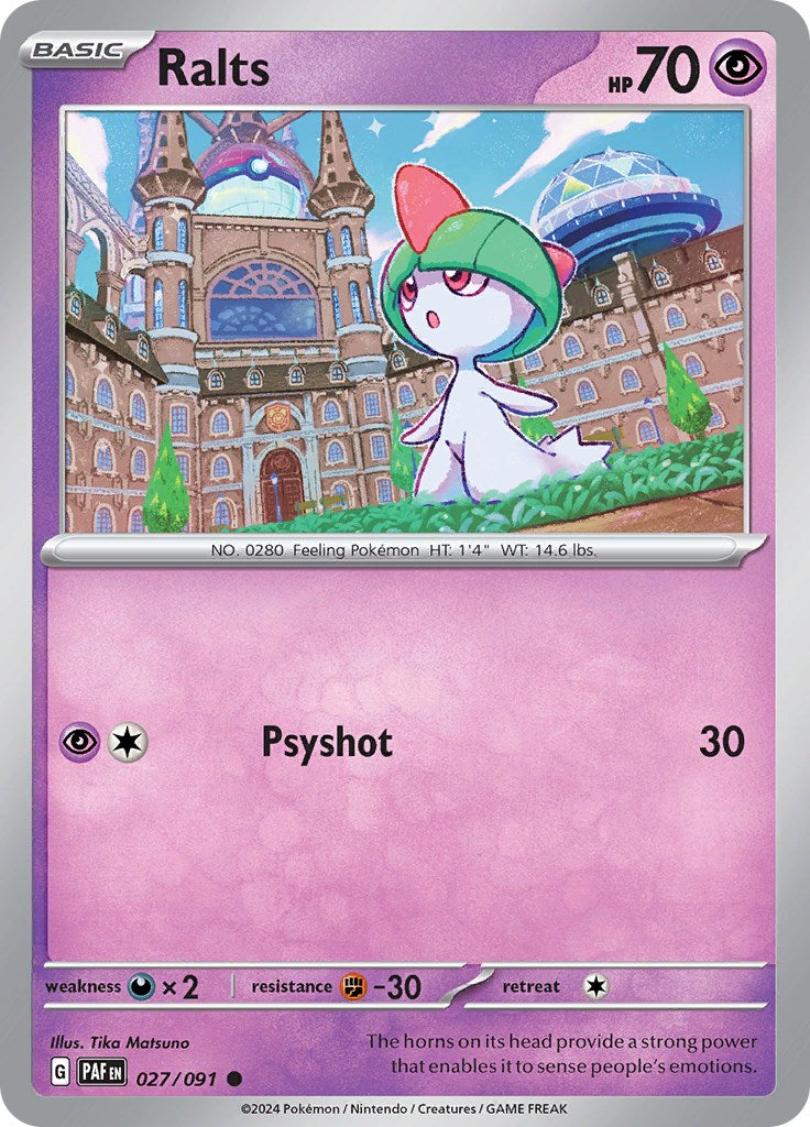 Ralts (027/091) [Scarlet & Violet: Paldean Fates] | Clutch Gaming