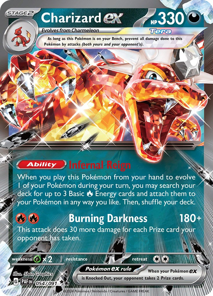 Charizard ex (054/091) [Scarlet & Violet: Paldean Fates] | Clutch Gaming