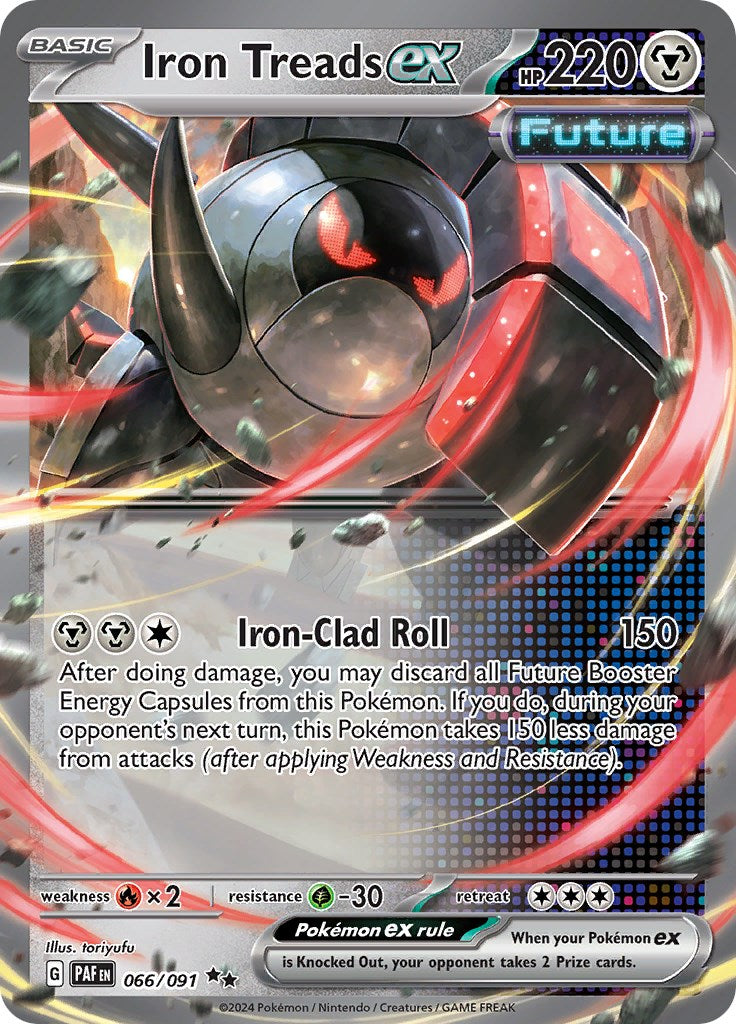 Iron Treads ex (066/091) [Scarlet & Violet: Paldean Fates] | Clutch Gaming