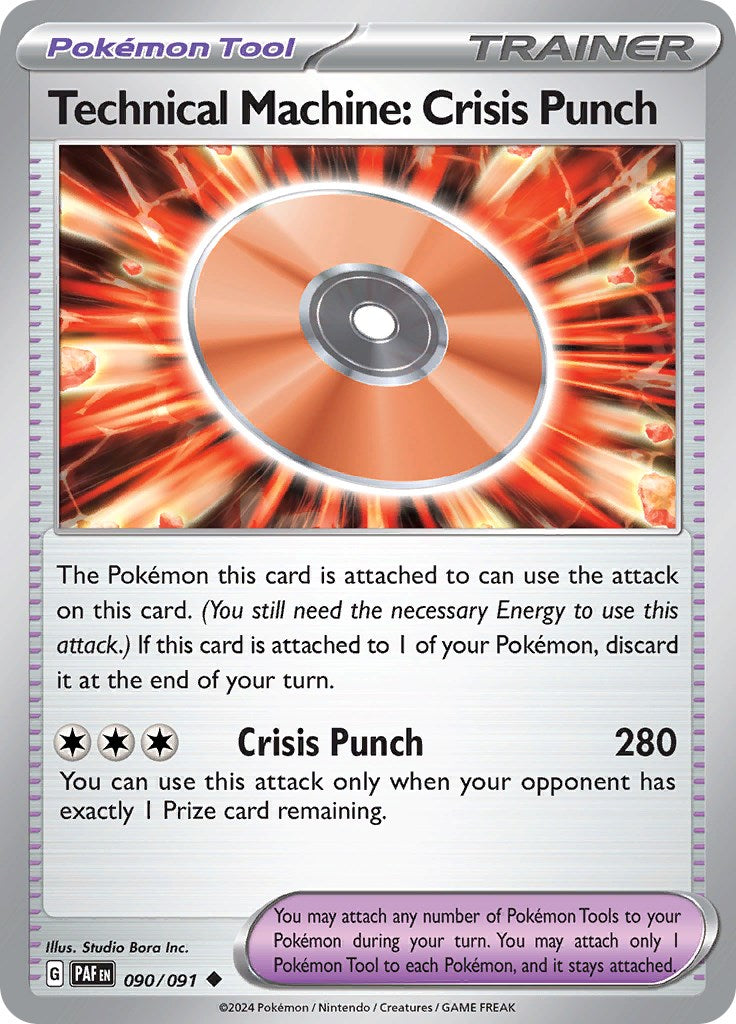 Technical Machine: Crisis Punch (090/091) [Scarlet & Violet: Paldean Fates] | Clutch Gaming