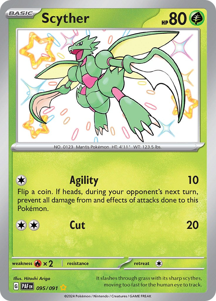 Scyther (095/091) [Scarlet & Violet: Paldean Fates] | Clutch Gaming