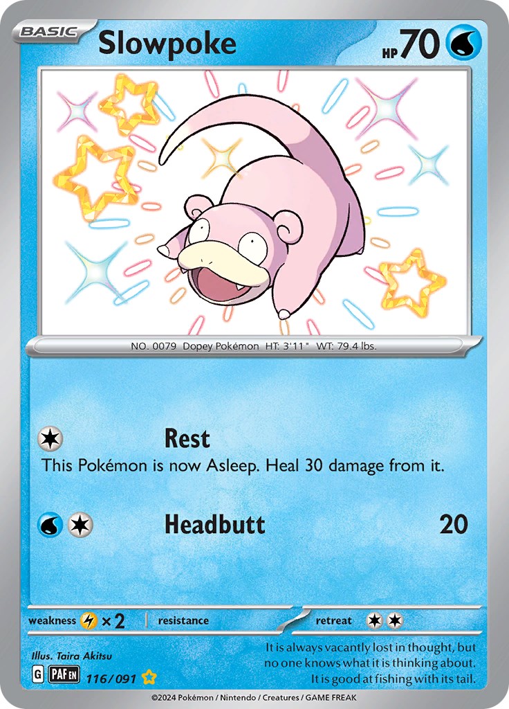 Slowpoke (116/091) [Scarlet & Violet: Paldean Fates] | Clutch Gaming