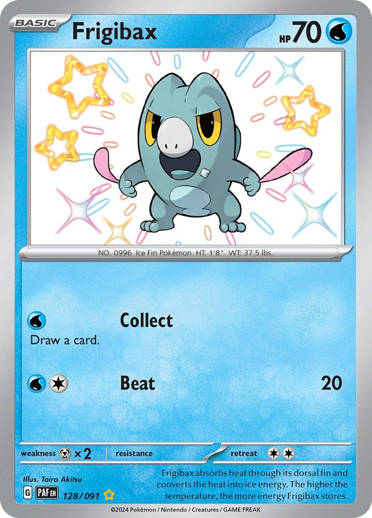 Frigibax (128/091) [Scarlet & Violet: Paldean Fates] | Clutch Gaming