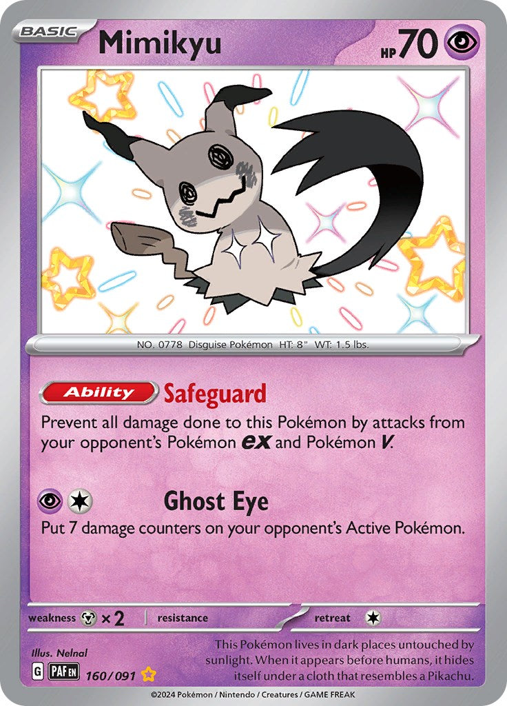 Mimikyu -160/091 [Scarlet & Violet: Paldean Fates] | Clutch Gaming