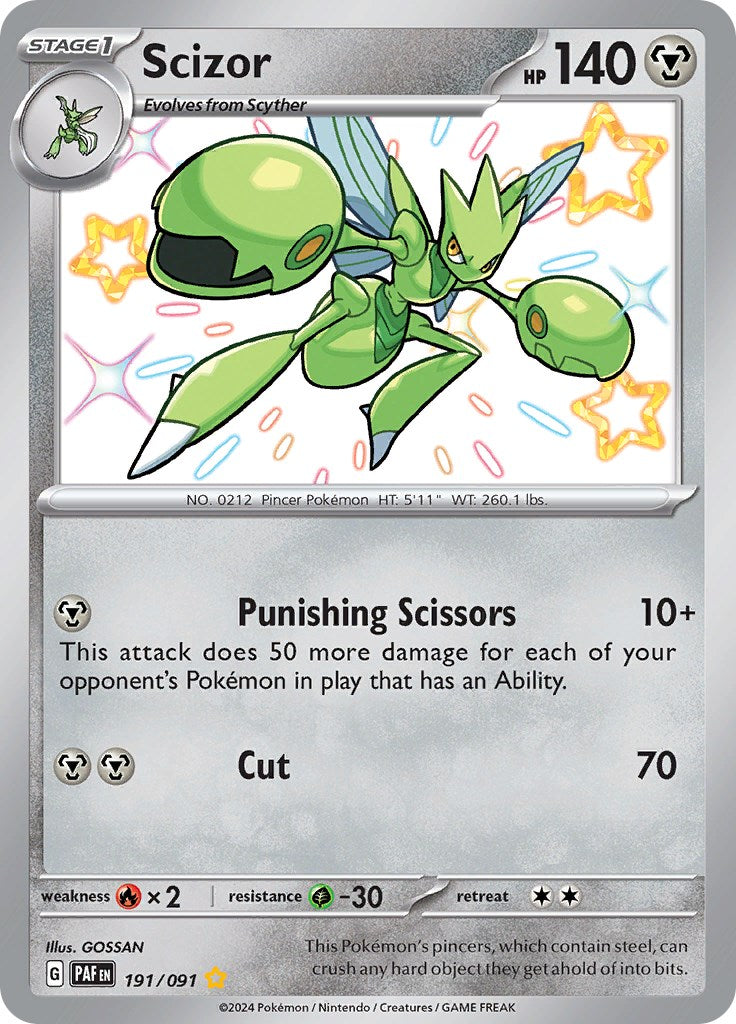 Scizor (191/091) [Scarlet & Violet: Paldean Fates] | Clutch Gaming