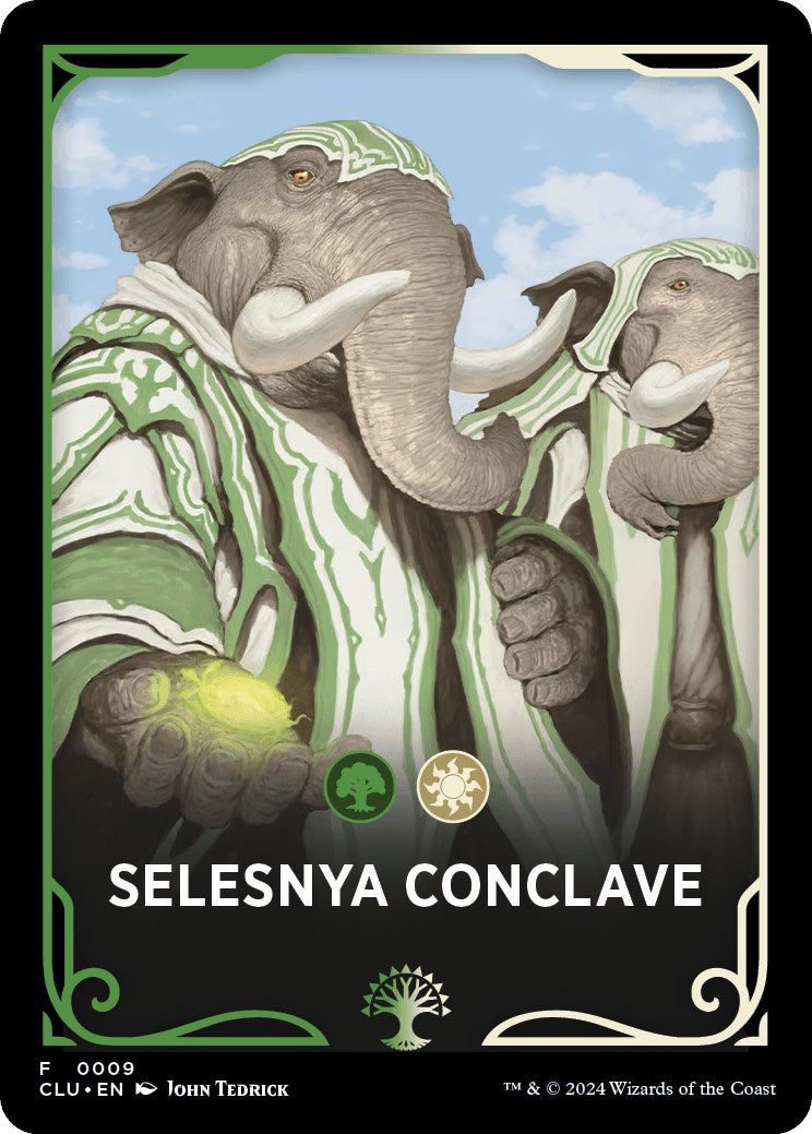 Selesnya Conclave Theme Card [Ravnica: Clue Edition Tokens] | Clutch Gaming