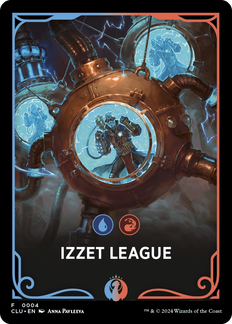 Izzet League Theme Card [Ravnica: Clue Edition Tokens] | Clutch Gaming