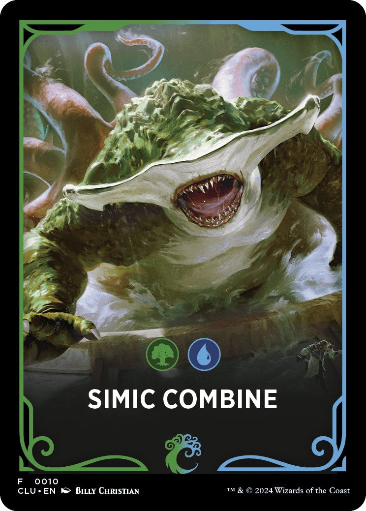 Simic Combine Theme Card [Ravnica: Clue Edition Tokens] | Clutch Gaming