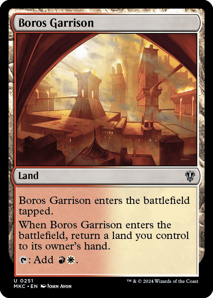 Boros Garrison [Murders at Karlov Manor Commander] | Clutch Gaming