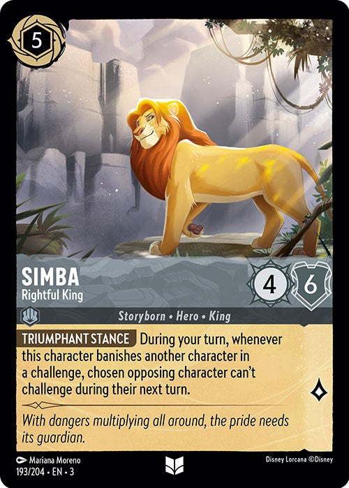 Simba - Rightful King (193/204) [Into the Inklands] | Clutch Gaming