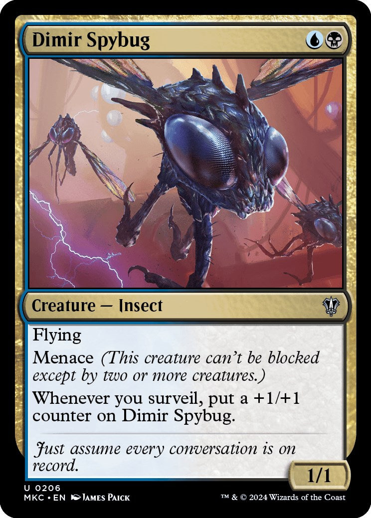 Dimir Spybug [Murders at Karlov Manor Commander] | Clutch Gaming