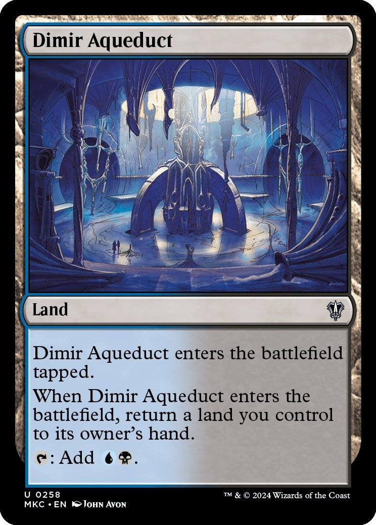 Dimir Aqueduct [Murders at Karlov Manor Commander] | Clutch Gaming