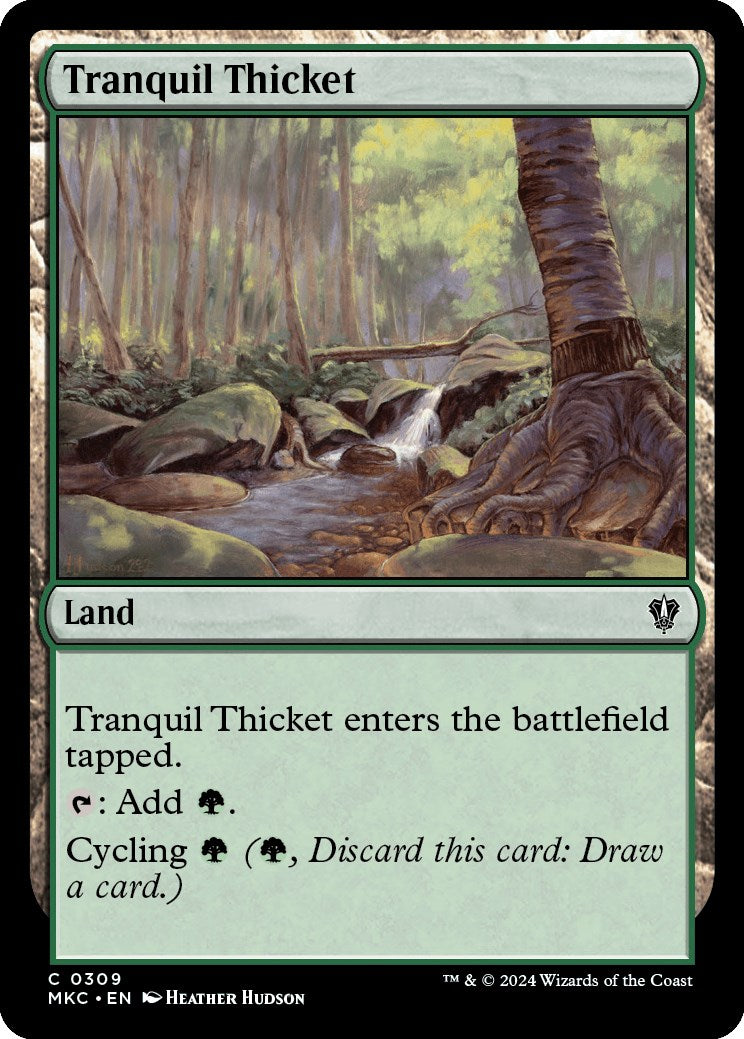 Tranquil Thicket [Murders at Karlov Manor Commander] | Clutch Gaming