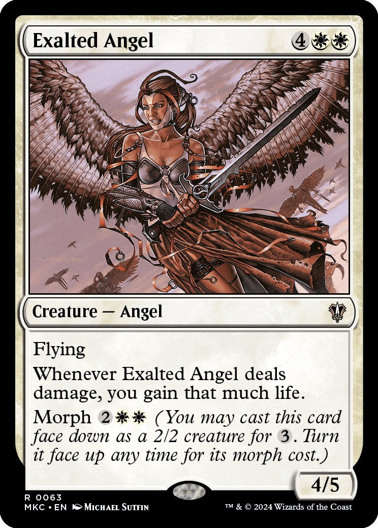 Exalted Angel [Murders at Karlov Manor Commander] | Clutch Gaming