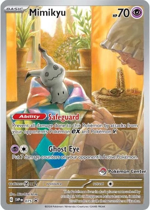 Mimikyu (SVP075)(Pokemon Center Exclusive) [Scarlet & Violet: Black Star Promos] | Clutch Gaming