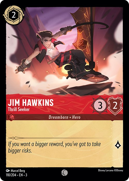 Jim Hawkins - Thrill Seeker (110/204) [Into the Inklands] | Clutch Gaming