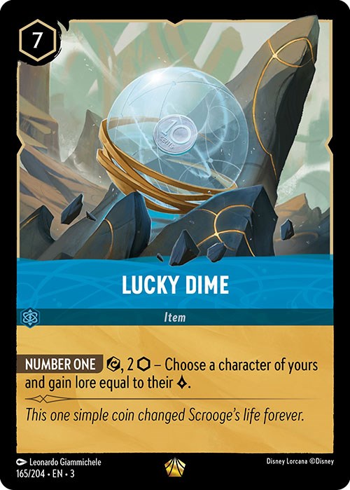 Lucky Dime (165/204) [Into the Inklands] | Clutch Gaming