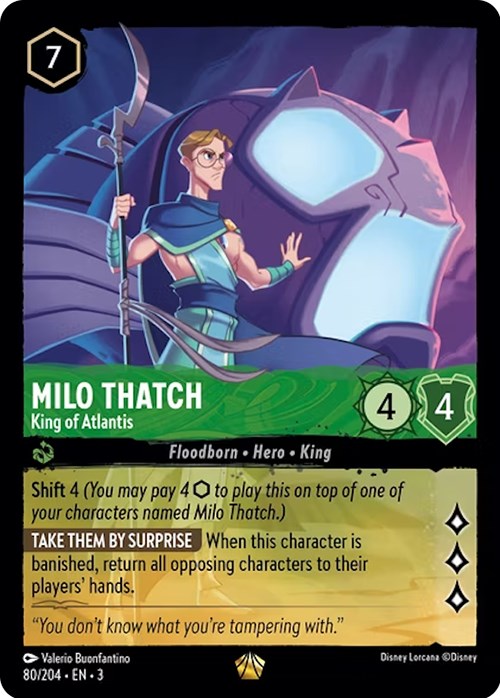 Milo Thatch - King of Atlantis (80/204) [Into the Inklands] | Clutch Gaming