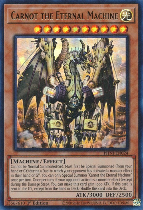 Carnot the Eternal Machine [PHNI-EN024] Ultra Rare | Clutch Gaming