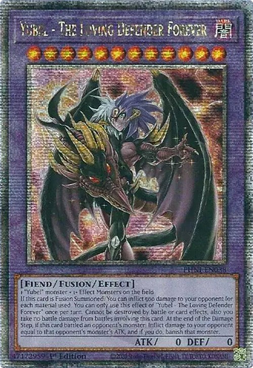 Yubel - The Loving Defender Forever [PHNI-EN038] Quarter Century Secret Rare | Clutch Gaming