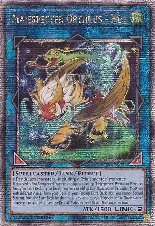 Majespecter Orthrus - Nue [PHNI-EN051] Quarter Century Secret Rare | Clutch Gaming