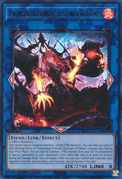 Promethean Princess, Bestower of Flames [PHNI-EN052] Ultra Rare | Clutch Gaming