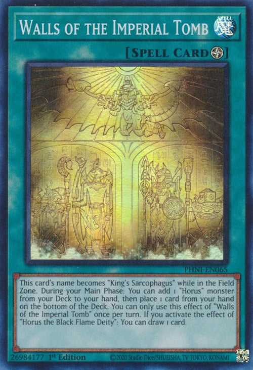 Walls of the Imperial Tomb [PHNI-EN065] Super Rare | Clutch Gaming