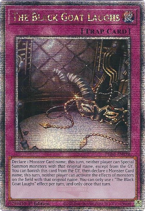 The Black Goat Laughs [PHNI-EN078] Quarter Century Secret Rare | Clutch Gaming