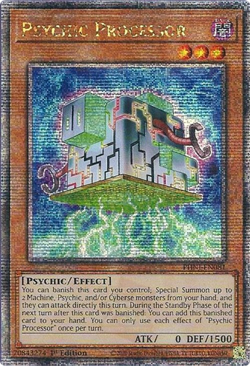 Psychic Processor [PHNI-EN081] Quarter Century Secret Rare | Clutch Gaming