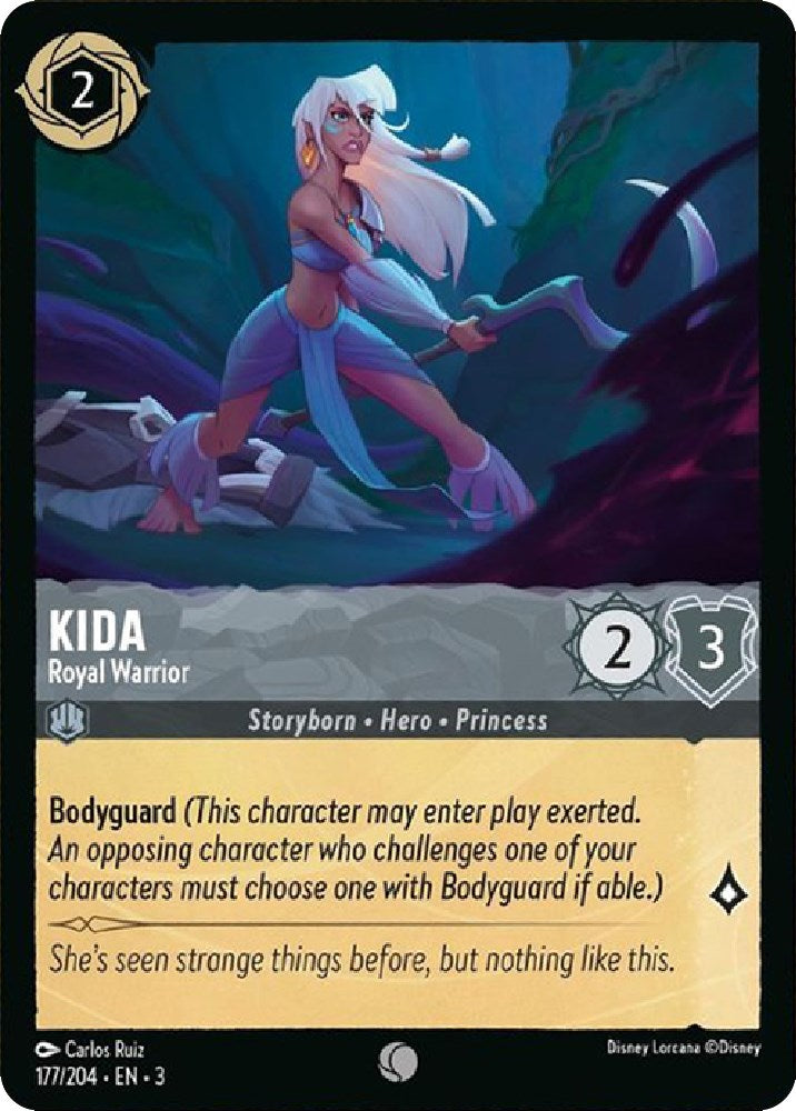 Kida - Royal Warrior (177/204) [Into the Inklands] | Clutch Gaming