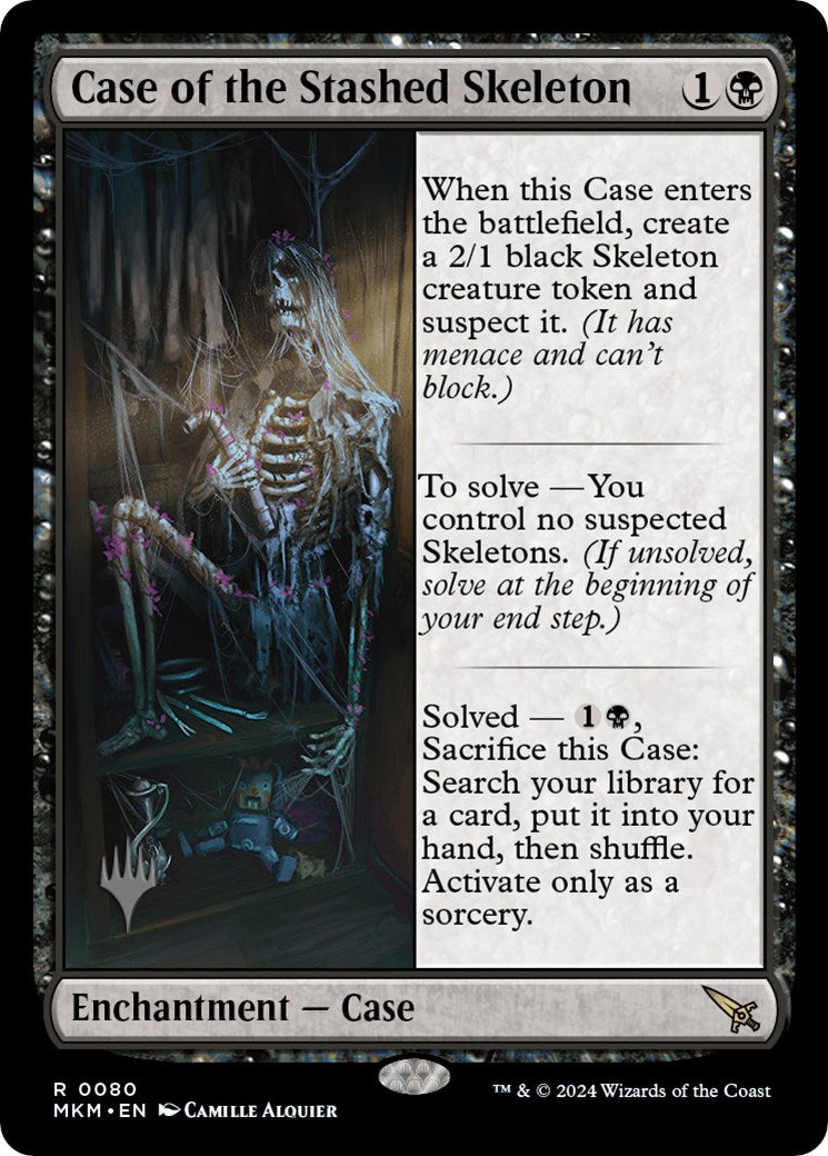 Case of the Stashed Skeleton (Promo Pack) [Murders at Karlov Manor Promos] | Clutch Gaming