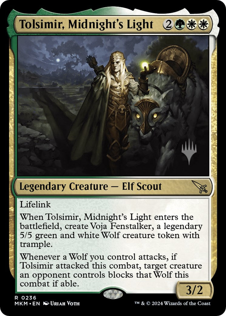 Tolsimir, Midnight's Light (Promo Pack) [Murders at Karlov Manor Promos] | Clutch Gaming