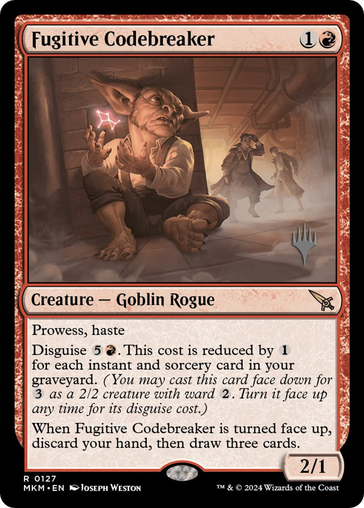 Fugitive Codebreaker (Promo Pack) [Murders at Karlov Manor Promos] | Clutch Gaming