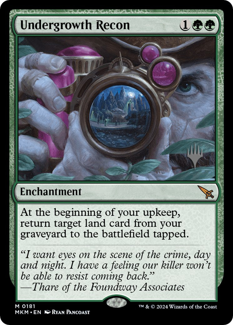 Undergrowth Recon (Promo Pack) [Murders at Karlov Manor Promos] | Clutch Gaming