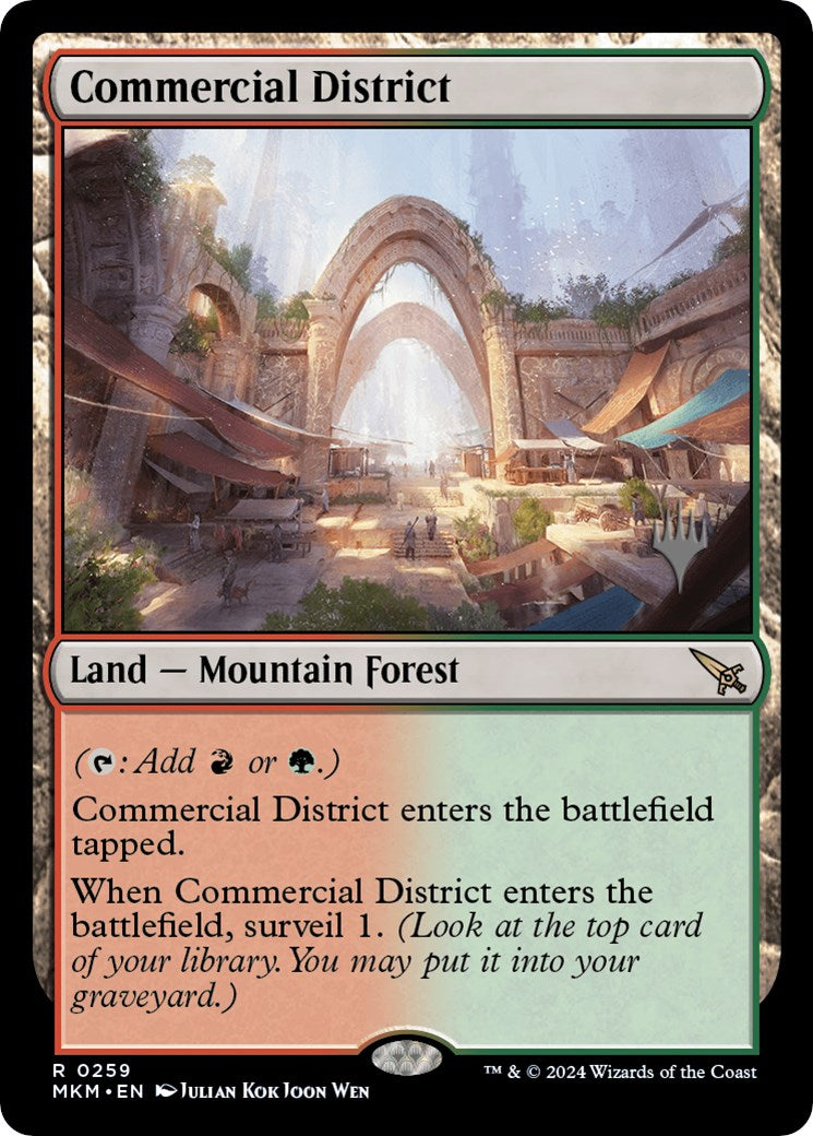 Commercial District (Promo Pack) [Murders at Karlov Manor Promos] | Clutch Gaming