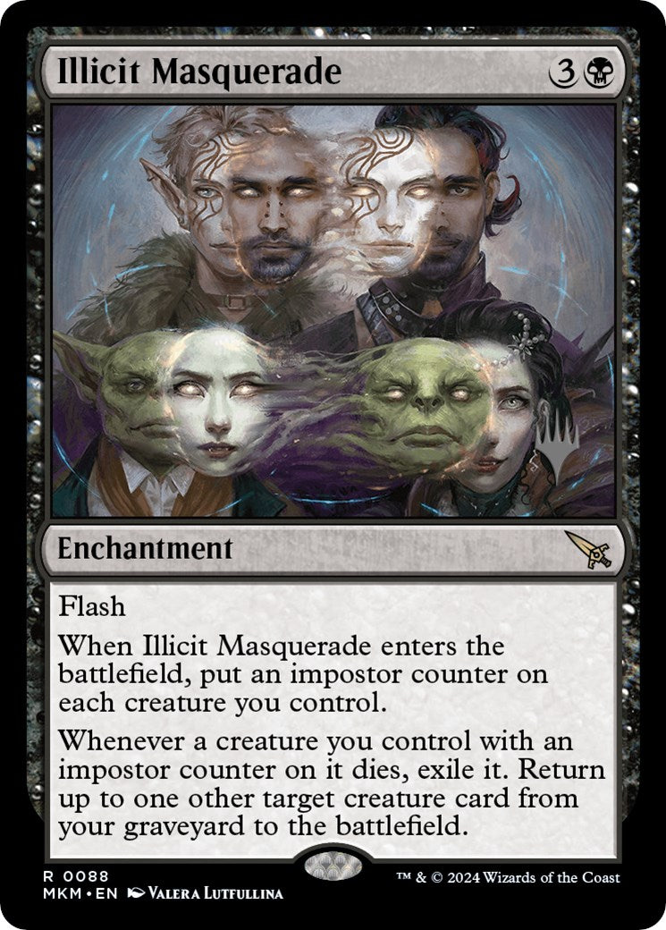 Illicit Masquerade (Promo Pack) [Murders at Karlov Manor Promos] | Clutch Gaming