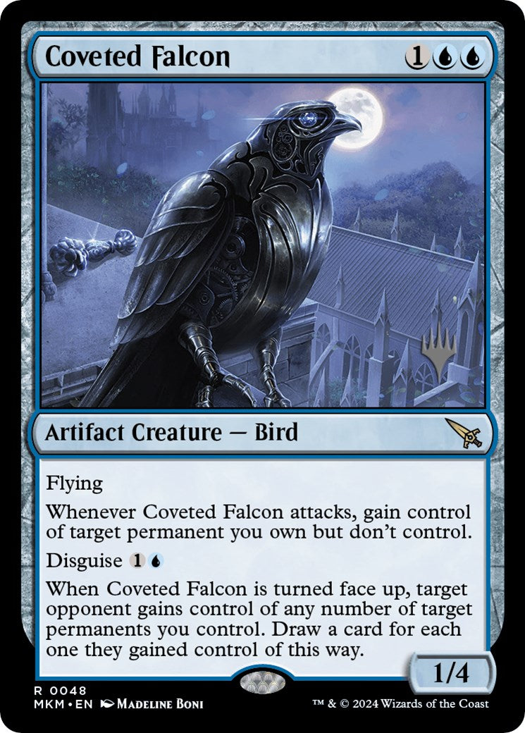 Coveted Falcon (Promo Pack) [Murders at Karlov Manor Promos] | Clutch Gaming