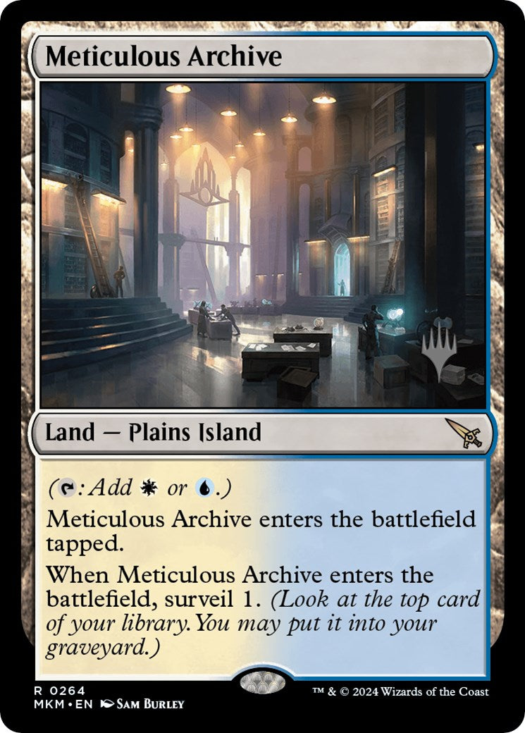 Meticulous Archive (Promo Pack) [Murders at Karlov Manor Promos] | Clutch Gaming