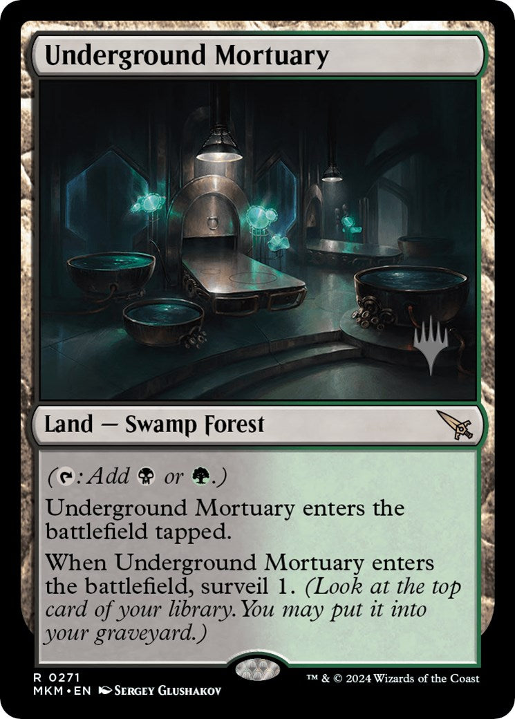 Underground Mortuary (Promo Pack) [Murders at Karlov Manor Promos] | Clutch Gaming