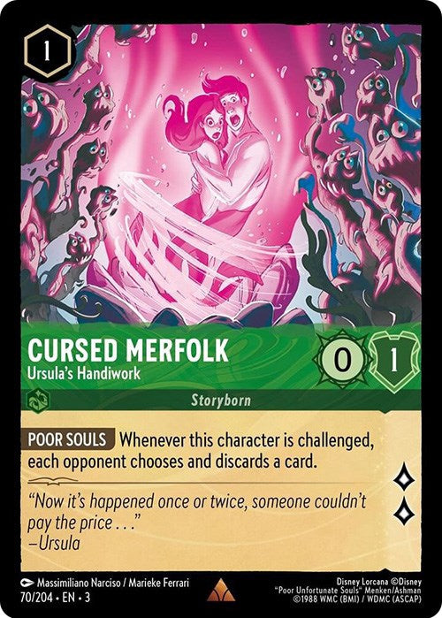 Cursed Merfolk - Ursula's Handiwork (70/204) [Into the Inklands] | Clutch Gaming