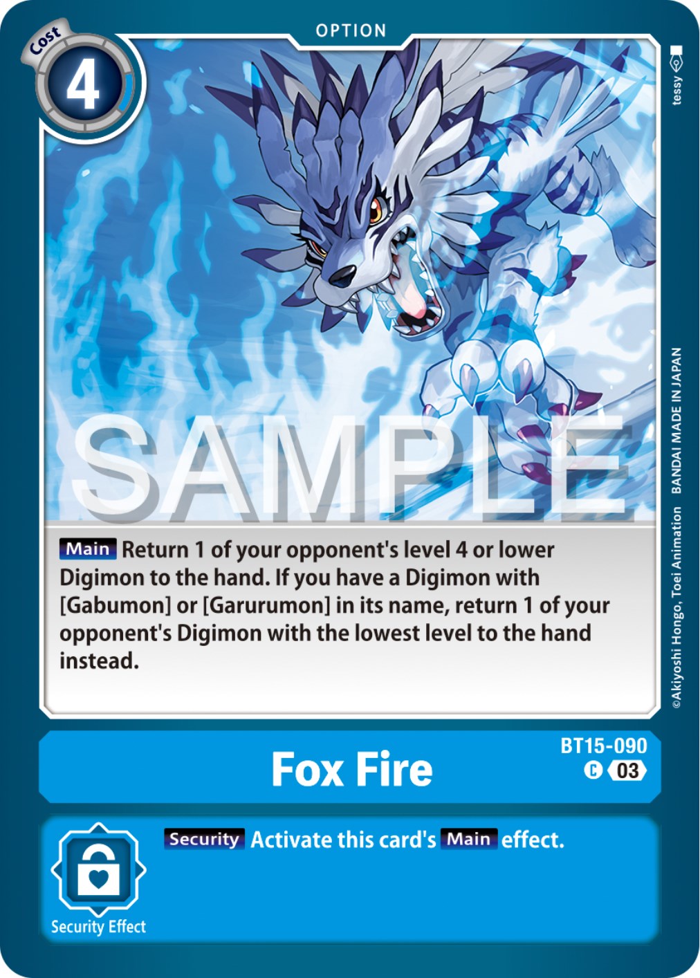 Fox Fire [BT15-090] [Exceed Apocalypse] | Clutch Gaming