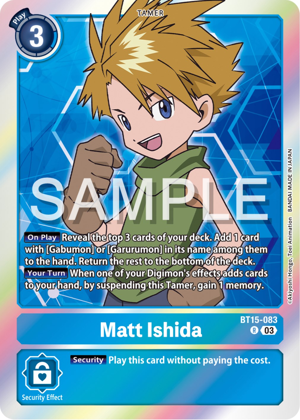 Matt Ishida [BT15-083] [Exceed Apocalypse] | Clutch Gaming