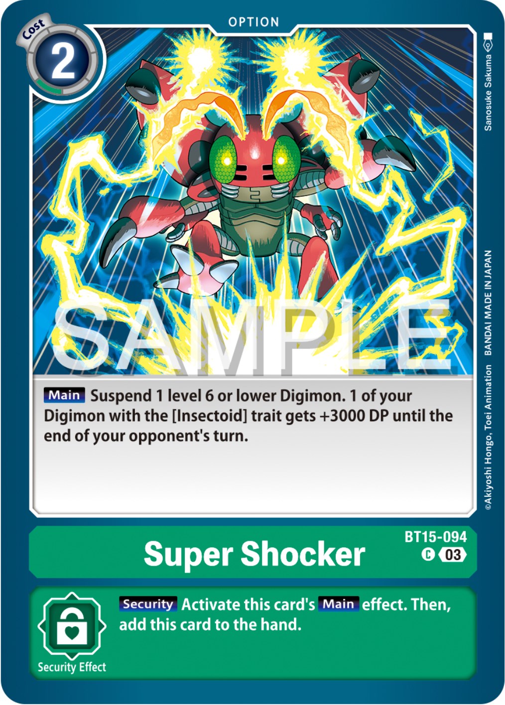 Super Shocker [BT15-094] [Exceed Apocalypse] | Clutch Gaming