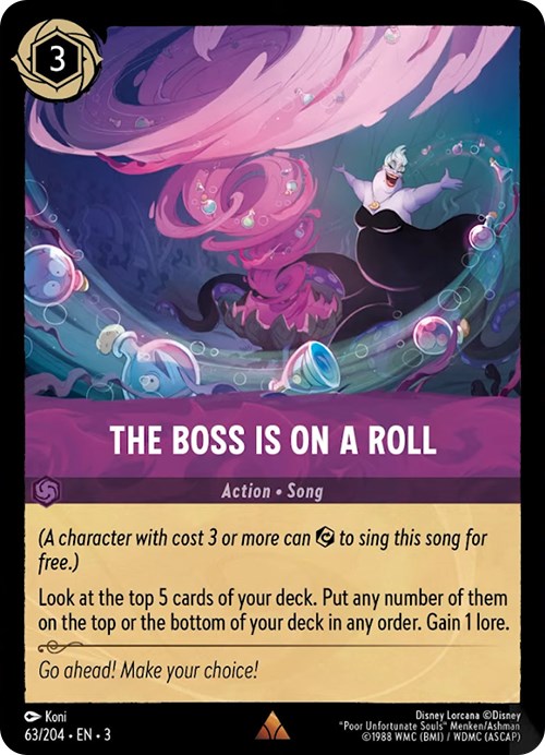 The Boss is on a Roll (63/204) [Into the Inklands] | Clutch Gaming