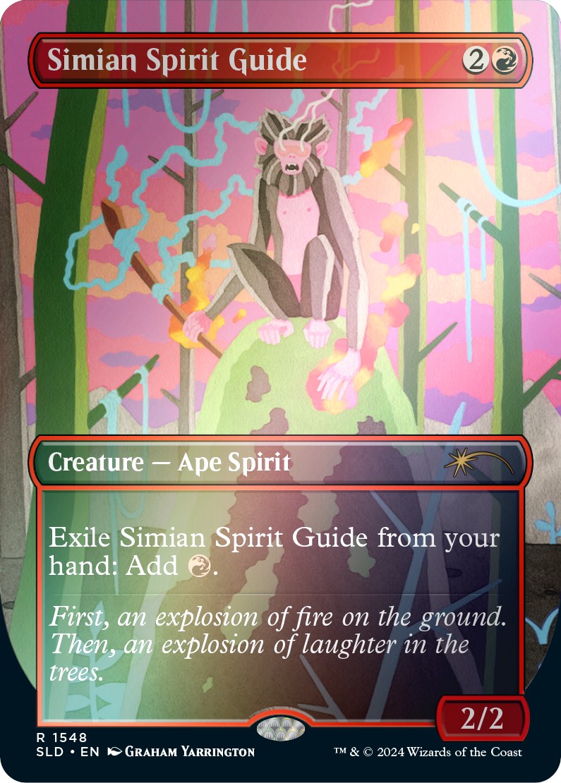 Simian Spirit Guide (Rainbow Foil) [Secret Lair Drop Series] | Clutch Gaming