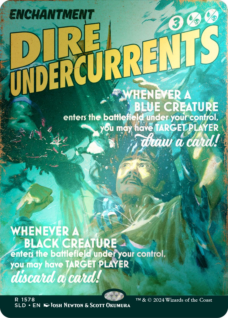 Dire Undercurrents (Rainbow Foil) [Secret Lair Drop Series] | Clutch Gaming